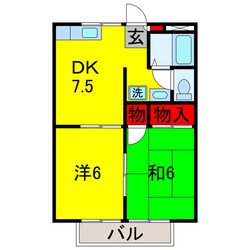 五井駅 徒歩14分 1階の物件間取画像